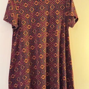 LuLaRoe Multicolor Geometric Dress